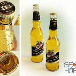 3D model Miller beer