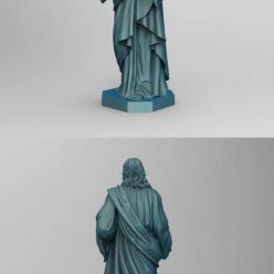 3D model ﻿Jesus Christ statue – 3D Print