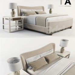 3D model Theodore Alexander Bedroom set by Michael Berman