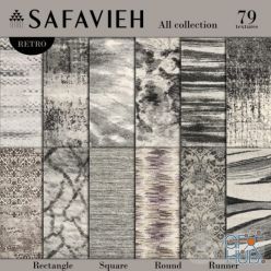 3D model Carpet collection №1 Safavieh - Retro