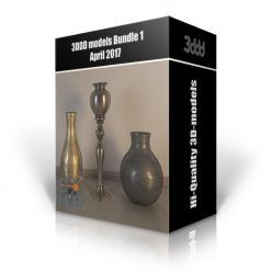 3D model 3DDD models – Bundle 1 April 2017