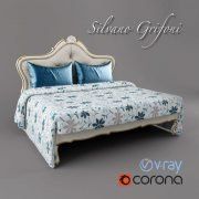3D model Silvano Grifoni classic bed
