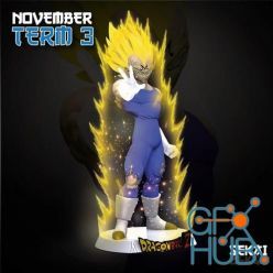 3D model ﻿Vegeta Sculpture - Sekai – 3D Print