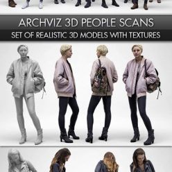 3D model Archviz People Scanned – 3D Models Bundle