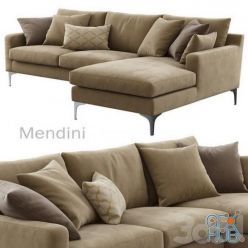 3D model Mendini Corner Sofa by Made