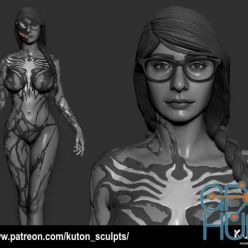 3D model Mia Khalifa as Venom