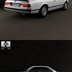 3D model BMW 6 Series (E24) 1978 car