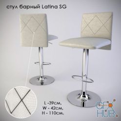 3D model Bar chair Latina SG