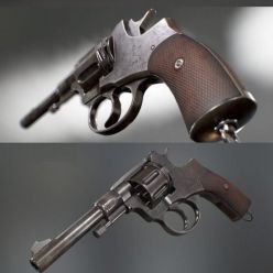 3D model Nagant Revolver 1941 PBR