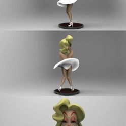 3D model Marilyn Monroe Comics – 3D Print