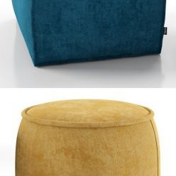 3D model Muffin and Soap ottoman Calligaris