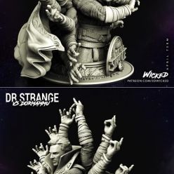 3D model 3DWicked - Dr. Strange Bust – 3D Print