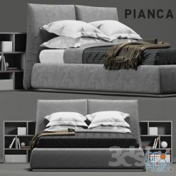 3D model Pianca Oriente bed