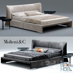 3D model Glove double bed by Molteni&C