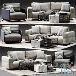 3D model Ditre Italia BAG Sofa 04