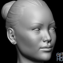 3D model Cubebrush – Asian Female Head Base Mesh