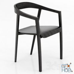 3D model Modern chair RO-WOOD by Zilio Aldo
