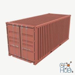 3D model Shipping Container PBR