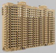 3D model Modern apartment house