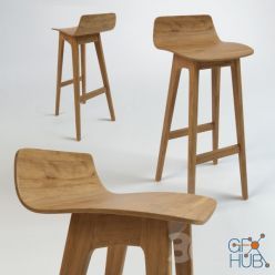 3D model Bar Stool Wood