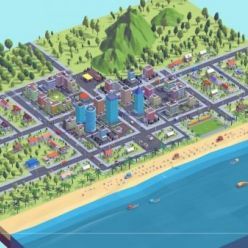 3D model Polygonia Low Poly City Pack