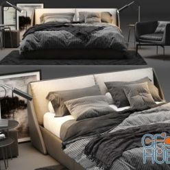 3D model Bed Lagoon Alivar