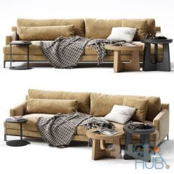 3D model Sofa POLIFORM BELLPORT Hi-poly