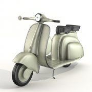 3D model Scooter in retro style