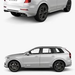 3D model Hum 3D Volvo XC90 Heico with HQ interior 2016