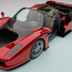 3D model Ferrari Enzo car