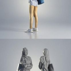 3D model Jess 2 – 3D Scan Female (Vray, Corona)