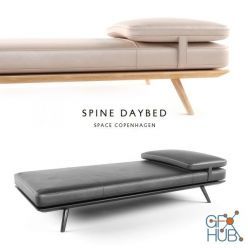 3D model Spine Daybed by Space Copenhagen