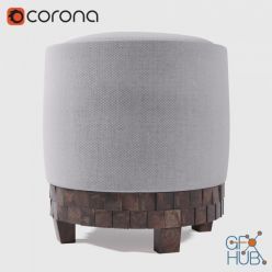 3D model Pouf ArtRound-07