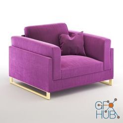 3D model Arm chair0014