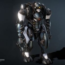 3D model PBR Avalon Suit (anim)