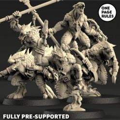 3D model One Page Rules - Saurians – 3D Print