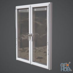 3D model HQ PVC Window