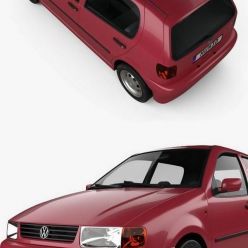 3D model Volkswagen Polo 5-door 1994