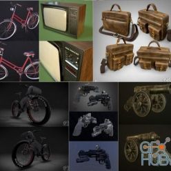 3D model PBR Game 3D-Models Bundle July 2019