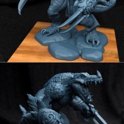 3D model Croc-Berserk – 3D Print