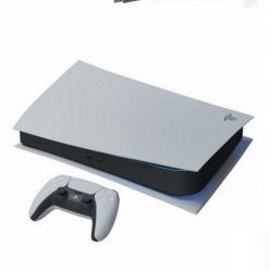 3D model Sony PlayStation 5 console with ps5 gamepad
