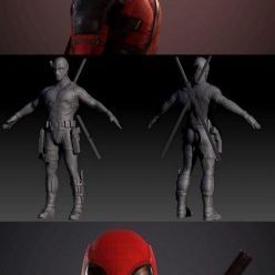 3D model Deadpool – Comix Character