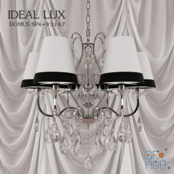 3D model Chandelier DOMUS SP6-93147 by IDEAL LUX