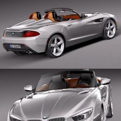 3D model BMW Zagato Roadster Concept 2013