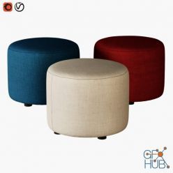 3D model Pouf Ditre Chloe