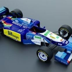 3D model Benetton B195 1995 (Formula 1)