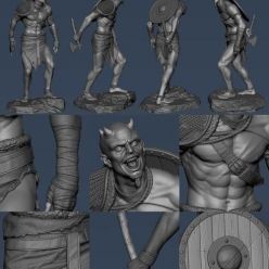 3D model Demon warrior – 3D Print