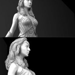 3D model Gal Gadot – Wonder Woman – 3D Print