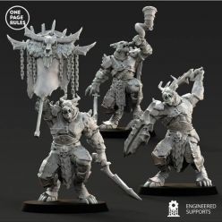 3D model One Page Rules - Beastmen Elites – 3D Print