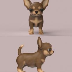 3D model Cute Puppy Chihuahua dog – 3D Print
